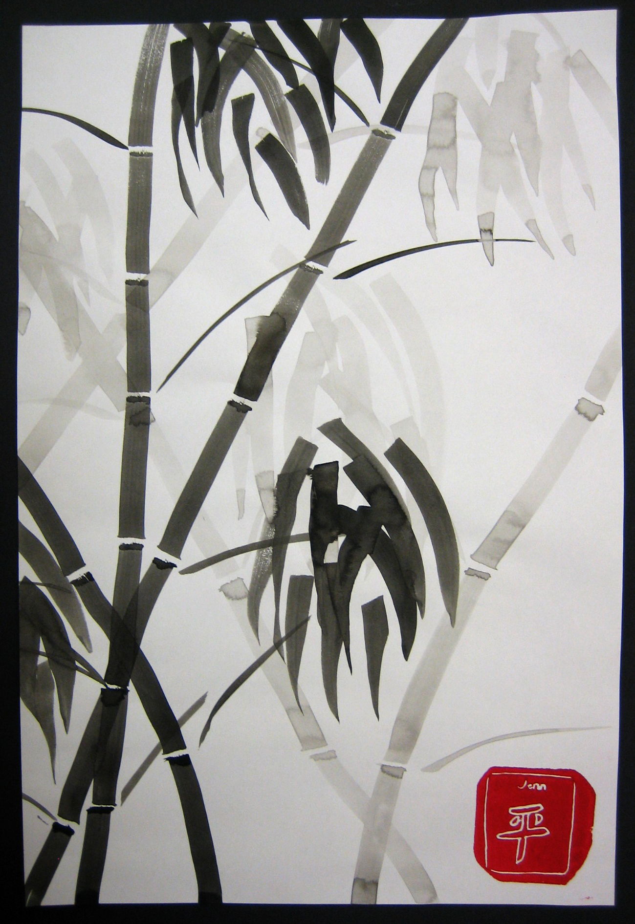 Chinese Bamboo Paintings | Ms. Amsler's Artroom, image size:1299x1891