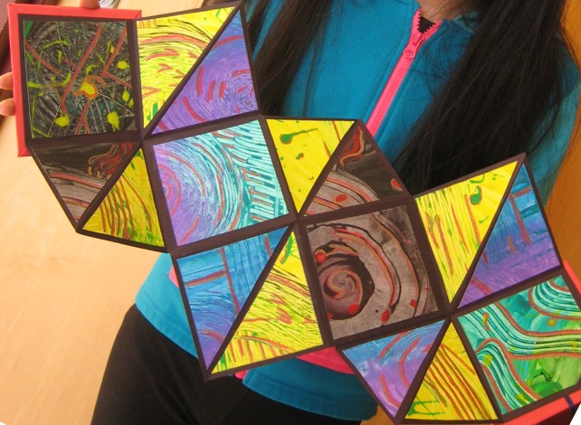 Explosion Books! (Paste Paper Version) | Ms. Amsler's Artroom