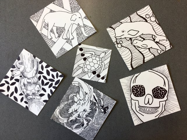 Positive/Negative Tile Collage | Ms. Amsler's Artroom