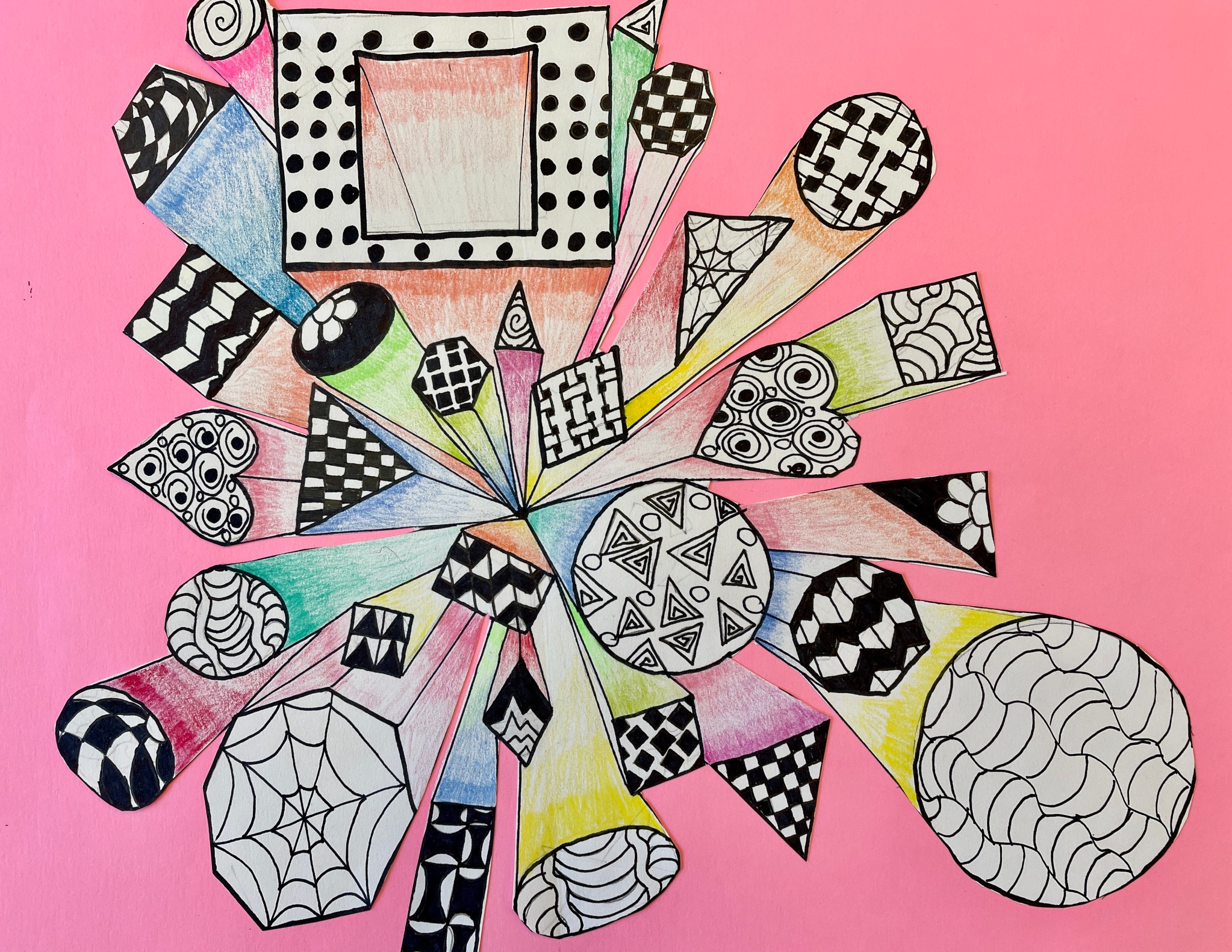 One Point Perspective Optical Illusion Drawings | Ms. Amsler's Artroom