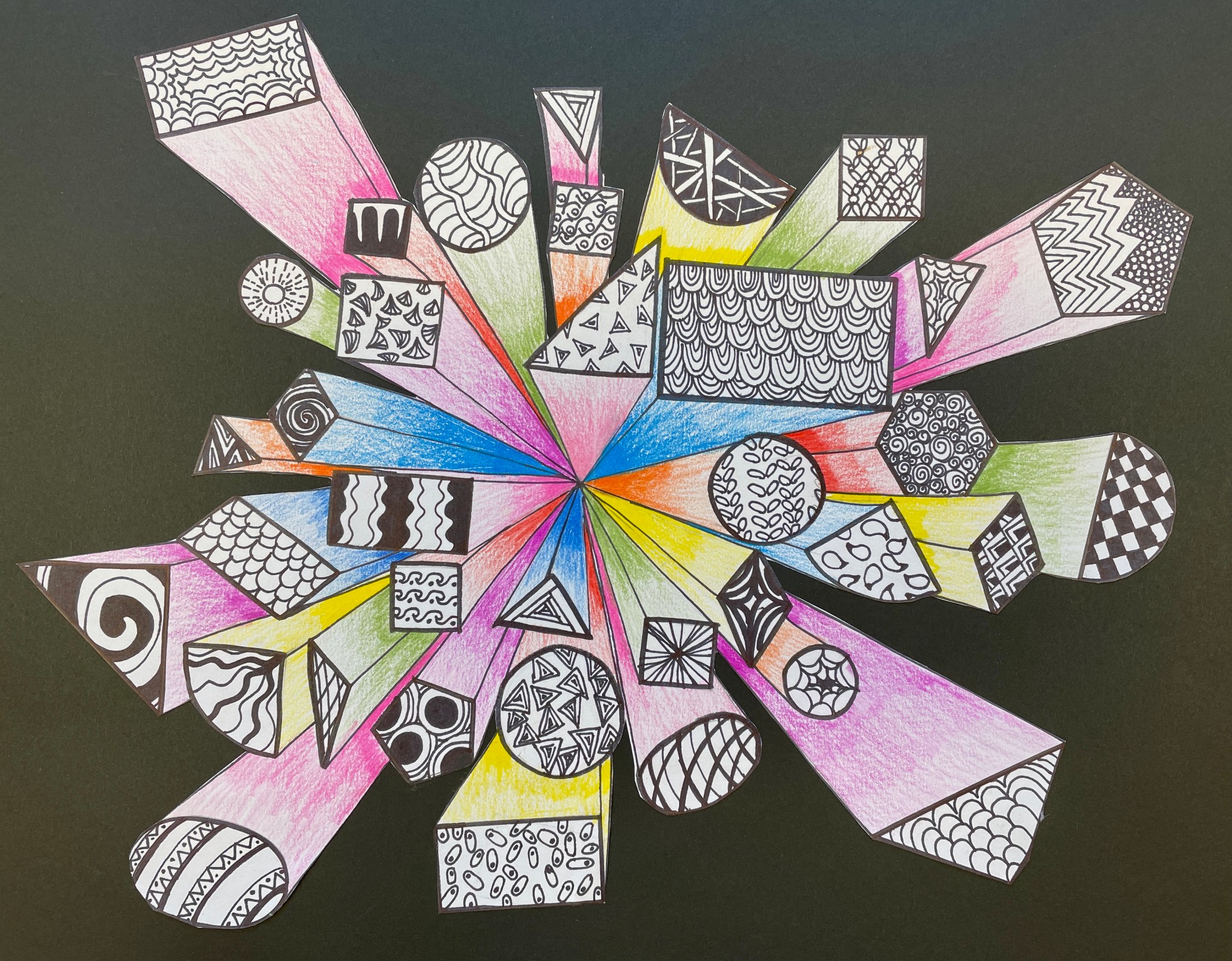 One Point Perspective Optical Illusion Drawings | Ms. Amsler's Artroom