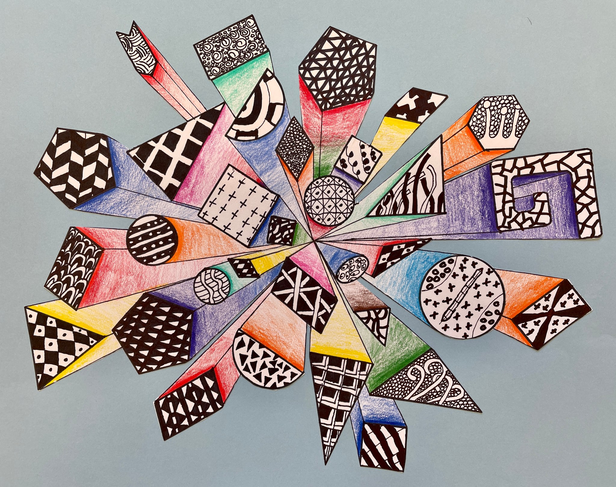 One Point Perspective Optical Illusion Drawings | Ms. Amsler's Artroom