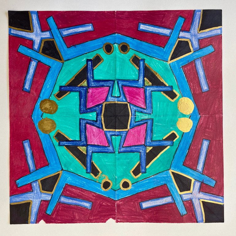 Radial Symmetry Name Designs | Ms. Amsler's Artroom
