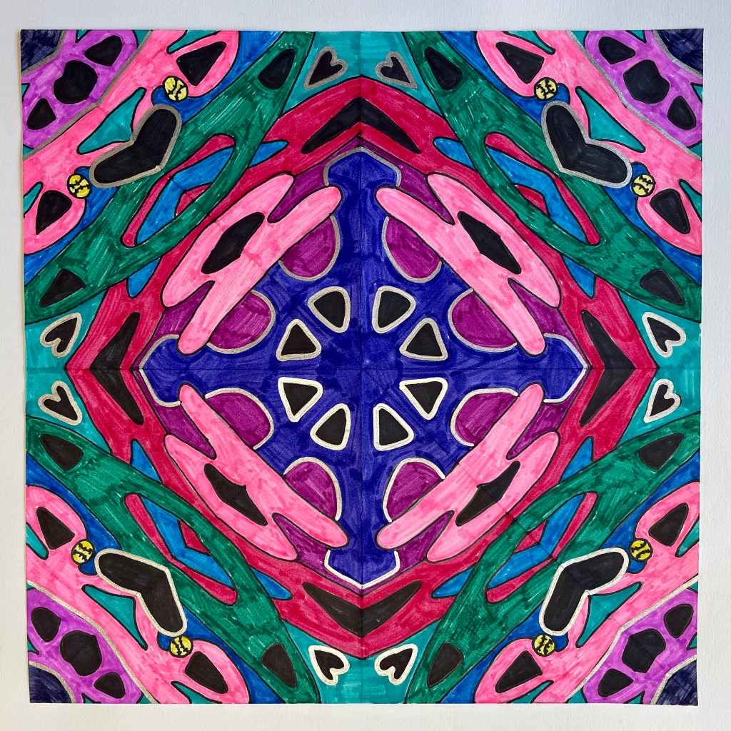 Radial Symmetry Name Designs | Ms. Amsler's Artroom
